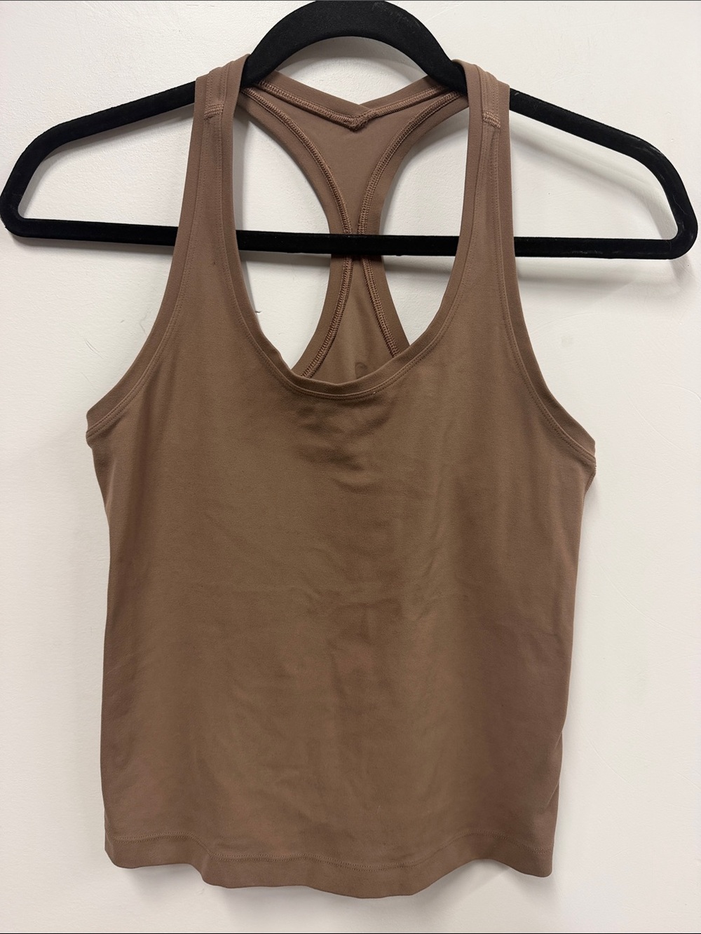 lululemon athletica Brown Racerback Tank Sports Bra Top 8